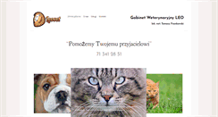 Desktop Screenshot of leovet.pl